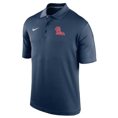 OLE MISS VARSITY PERFORMANCE POLO NAVY