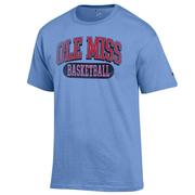 DISSTRESSED OLE MISS BASKETBALL SS TEE