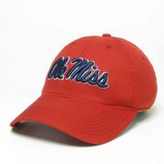 RED OLE MISS COOL FIT ADJUSTABLE CAP