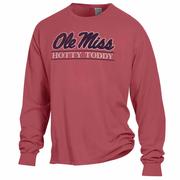 LS COMFORT WASH OLE MISS HOTTY TODDY BAR TEE