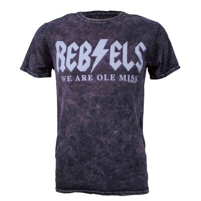 CLEARANCE REBELS WE ARE OLE MISS BOLT SS TEE MINERAL_BLACK