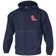 OLE MISS FULL ZIP LIGHTWEIGHT JACKET