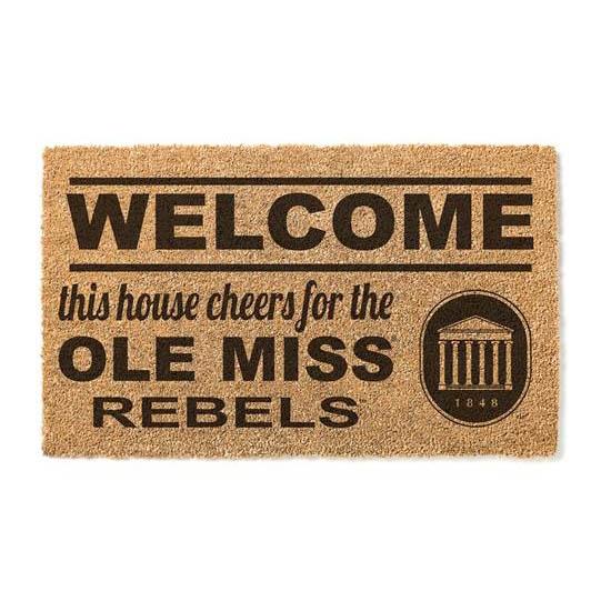  Ole Miss Welcome 18x30 Doormat
