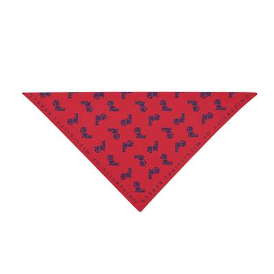 OLE MISS BANDANNA RED