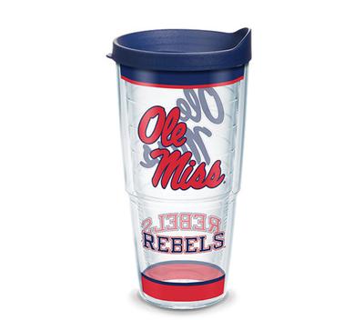 OLE MISS REBELS TRADITION 24OZ WITH LID