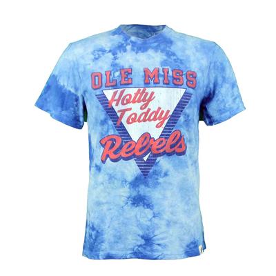 OLE MISS REBELS TIE-DYE SS CREWNECK TEE ROYAL_TIE_DYE