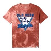 OLE MISS REBELS TIE-DYE SS CREWNECK TEE