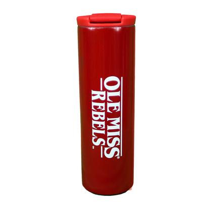 OLE MISS REBELS MILLBURY TRAVEL TUMBLER RED