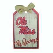OLE MISS TEAM TAG 11IN X 19IN