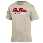 SS SCRIPT OLE MISS UNCLE BASIC TEE