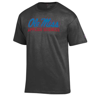 CLEARANCE SS SCRIPT OLE MISS APPLIED SCIENCES BASIC TEE