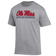 CLEARANCE SS SCRIPT OLE MISS APPLIED SCIENCES BASIC TEE