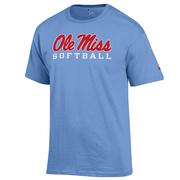 SCRIPT OLE MISS SOFTBALL BASIC TEE