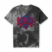 OLE MISS TIEDYE SS CREWNECK TEE