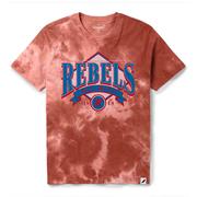 OLE MISS TIEDYE SS CREWNECK TEE