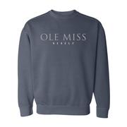 OLE MISS REBELS COMFORT COLORS CREW SWEATSHIRT