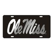 LASER OLE MISS SCRIPT LICENSE PLATE