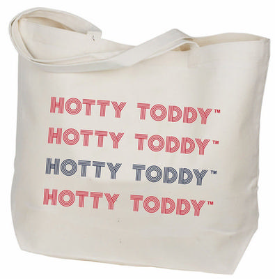 COTTON CANVAS TOTE HOTTY TODDY