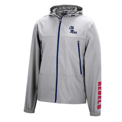 OLE MISS REBELS KNOX FULL ZIP JACKET SMOKED_PEARL