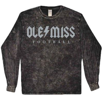 LS BOLT OLE MISS FOOTBALL TEE MINERAL_BLACK