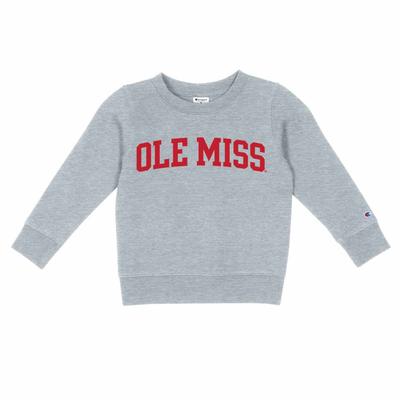 OLE MISS CHAMPION TODDLER CREW OXFORD
