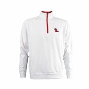 OLE MISS MID WEIGHT STRETCH QTR ZIP PULLOVER