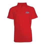OLE MISS BLAKE SOLID PERFORMANCE SS POLO 
