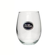 NAVY ENAMEL OLE MISS STEMLESS GOBLET