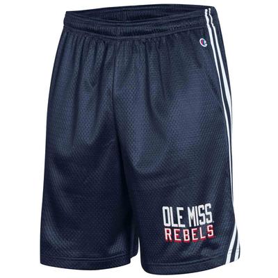 OLE MISS MENS LACROSSE SHORT NAVY