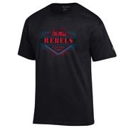 SS OLE MISS REBELS OXFORD TRIANGLE TEE