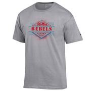 SS OLE MISS REBELS OXFORD TRIANGLE TEE