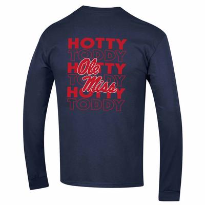 HOTTY TODDY JERSEY LONG SLEEVE TEE NAVY