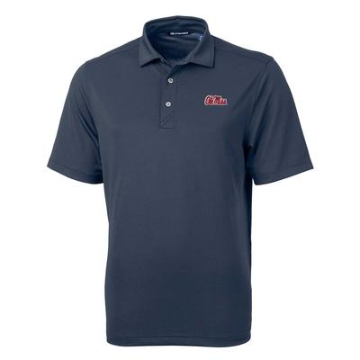 SCRIPT OLE MISS VIRTUE ECO PIQUE RECYCLED SS POLO NAVY_BLUE