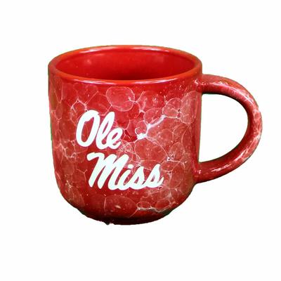 17 OZ OLE MISS NATURAL MUG RED