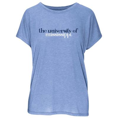 THE U OF M BLOSSOM TEE CORNFLOWER