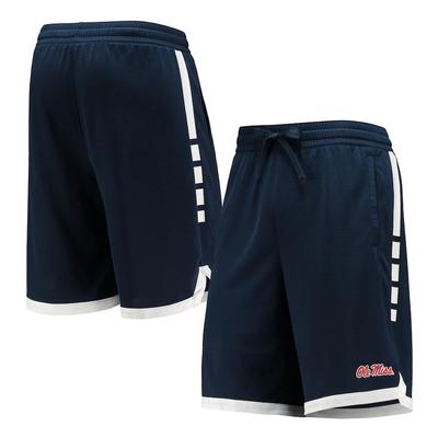 OLE MISS ELITE STRIPE SHORTS NAVY