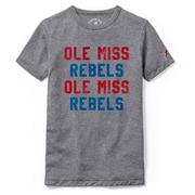 KIDS OLE MISS VICTORY FALLS TEE