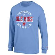 PROPERTY OF OLE MISS REBELS JERSEY LONG SLEEVE TEE