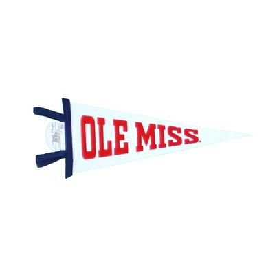 6X15 BLOCK OLE MISS PENNANT