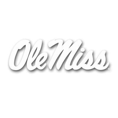 12IN SCRIPT OLE MISS DECAL