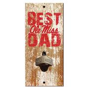 OLE MISS BEST DAD BOTTLE OPENER