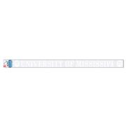 1.5X21WHITE UNIVIERSITY OF MISSISSIPPI LYCEUM DECAL