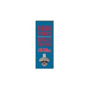 3.5 X 12 OLE MISS WALL MOUNT BOTTLE OPENER