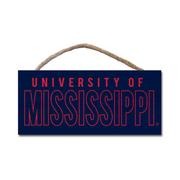 CLEARANCE 10X5 U OF M WOOD PLANK HANGING SIGN