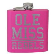 STACKED OLE MISS BEACON STAINLESS STEEL FLASK