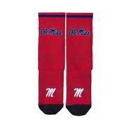 RED OLE MISS LOGO PARTICLE CLASSIC FULL SUB SOCK