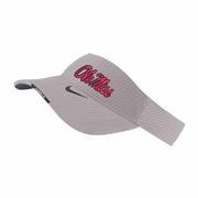 OLE MISS NIKE SIDELINE DRI FIT VISOR