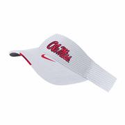 OLE MISS NIKE SIDELINE DRI FIT VISOR