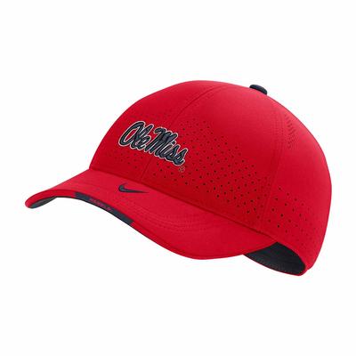 YOUTH OLE MISS C99 SIDELINE FLEX CAP RED