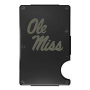 OLE MISS SCRIPT ALUMINUM WALLET MONEY CLIP